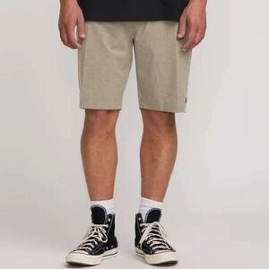 Billabong Mens Crossfire Submersible Hybrid Shorts Khaki ABYWS00188 Size 29 NWT